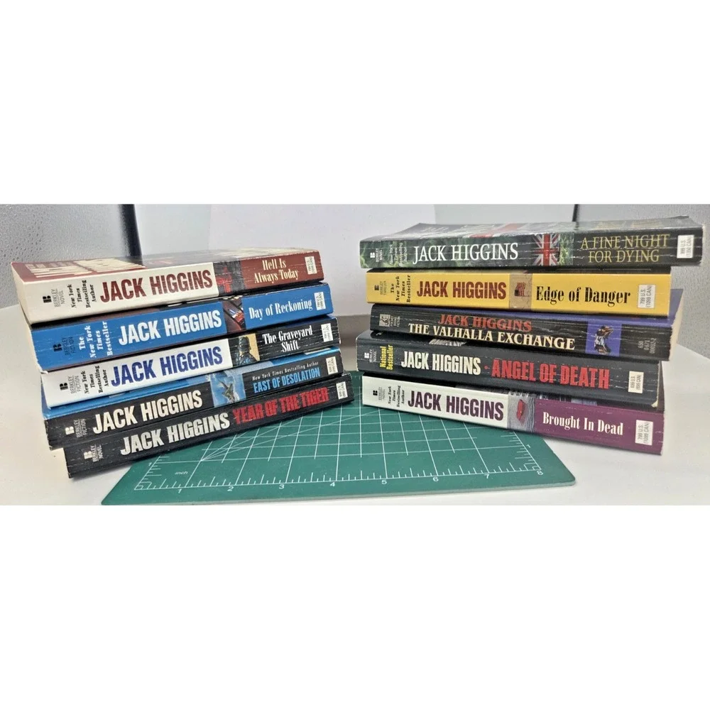 Jack Higgins paperback book lot of 10